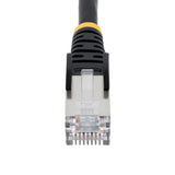 StarTech.com NLBK-15F-CAT6A-PATCH Cable Negro 4,5 m Cat6a S/FTP (S-STP)