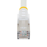 StarTech.com NLWH-7F-CAT6A-PATCH Cable Blanco 2,1 m Cat6a S/FTP (S-STP)