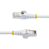 StarTech.com NLWH-7F-CAT6A-PATCH Cable Blanco 2,1 m Cat6a S/FTP (S-STP)