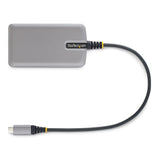 StarTech.com Hub USB-C de 3 Puertos USBA - USB 3.0 de 5Gbps - Alimentado por el Bus - Concentrador USB-C de 3 Puertos USB-A - Ladrón USB-C Portátil - Red Ethernet RJ45 Gigabit Laptop Alámbrico USB 3.2 Gen 1 (3.1 Gen 1) Type-C 1 3