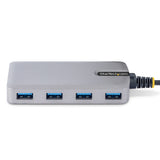 StarTech.com Hub USB de 4 Puertos USBA - USB 3.0 de 5Gbps - Alimentado por el Bus - Concentrador USB-C de 4 Puertos USB-A con Alimentación Opcional - Ladrón USB Portátil - Cable 30cm hubs de interfaz USB 3.2 Gen 1 (3.1 Gen 1) Type-C 1 4 5