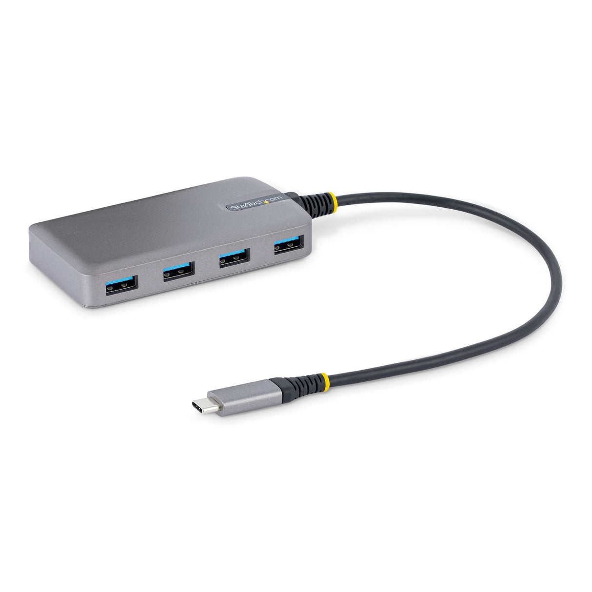 StarTech.com Hub USB de 4 Puertos USBA - USB 3.0 de 5Gbps - Alimentado por el Bus - Concentrador USB-C de 4 Puertos USB-A con Alimentación Opcional - Ladrón USB Portátil - Cable 30cm hubs de interfaz USB 3.2 Gen 1 (3.1 Gen 1) Type-C 1 4 5