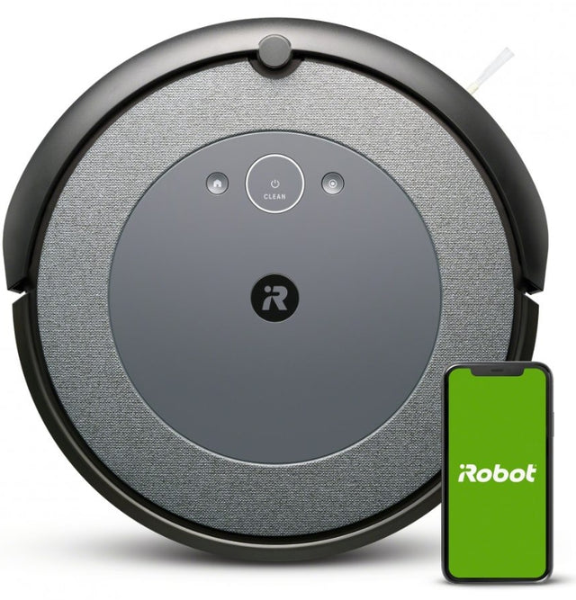 iRobot I315030 aspiradora robotizada Negro, Gris, Alrededor, Carga, Aplicación generada