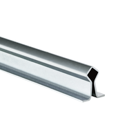 Guía de Piso Para Ruedas Tipo V de 6m / Para Empotrar / Fabricada en Acero Galvanizado