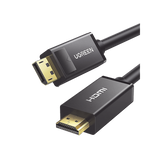 Ugreen 10203 adaptador de cable de vídeo 3 m DisplayPort HDMI Negro