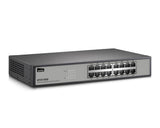 Netis System ST3116GS dispositivo de redes No administrado Gigabit Ethernet (10/100/1000) Negro, Bidireccional completo 