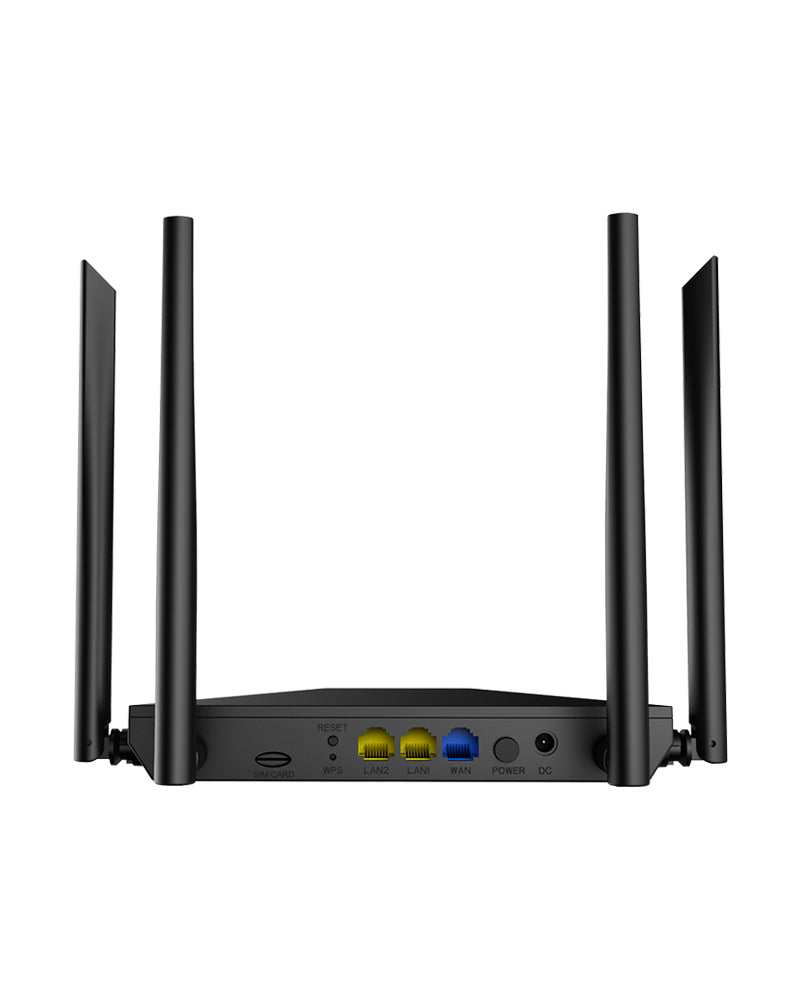 Netis System MW5360 router inalámbrico Ethernet rápido Banda única (2,4 GHz) 4G Negro, Wi-Fi 4 (802.11n), Router de mesa