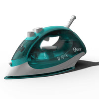 Oster GCSTBS5052 plancha Plancha en seco Piso de cerámica Azul, Blanco, 70 g/min, 112 mm, 114 mm