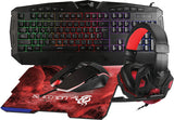 Necnon NGC-KRAKEN teclado Ratón incluido Juego USB Negro, Rojo