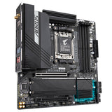 GIGABYTE B650M AORUS ELITE AX Placa base - AMD Ryzen serie 9000, VRM de 12+2+1 fases, hasta 8000 MHz DDR5 (OC), 1xPCIe 5.0 + 1xPCIe 4.0 M.2, LAN 2,5 GbE, WIFI 6E, USB 3.2 Gen 2 placas base AMD Zócalo AM5 Zócalo AM5 DDR5-SDRAM