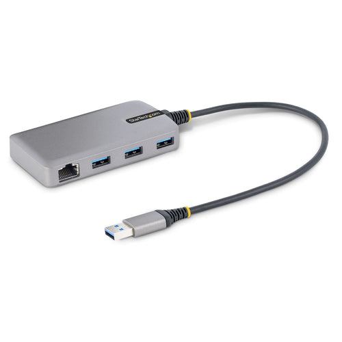StarTech.com Hub USB de 3 Puertos USBA - USB 3.0 de 5Gbps - Alimentado por el Bus - Concentrador USB de 3 Puertos USB-A 