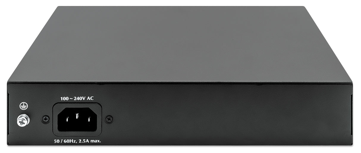POE SWITCH INTELLINET GB 8 PTOS 32W/PTO, 120W, + 2 RJ45
