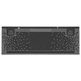 Corsair K100 AIR teclado Juego USB + RF Wireless + Bluetooth QWERTY Inglés Negro