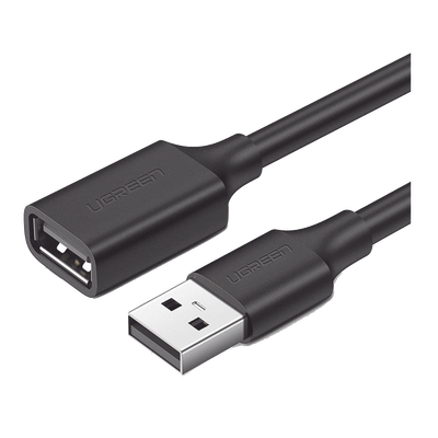 Ugreen USB A To Female Extension Cable Black 1M cable USB USB 2.0 0,48 Gbit/s Negro