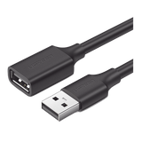 Ugreen USB A To Female Extension Cable Black 1M cable USB USB 2.0 0,48 Gbit/s Negro