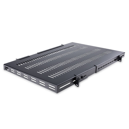 StarTech.com Estante Bandeja 1U Ventilada Ajustable para Montaje en Rack de Servidores - 150kg - de 19,5 a 38in (49,5 a 