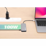 MANHATTAN Docking Station 130615, 4 Puertos USB, HDMI, Compatible con Windows
