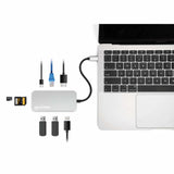 MANHATTAN Docking Station 130615, 4 Puertos USB, HDMI, Compatible con Windows