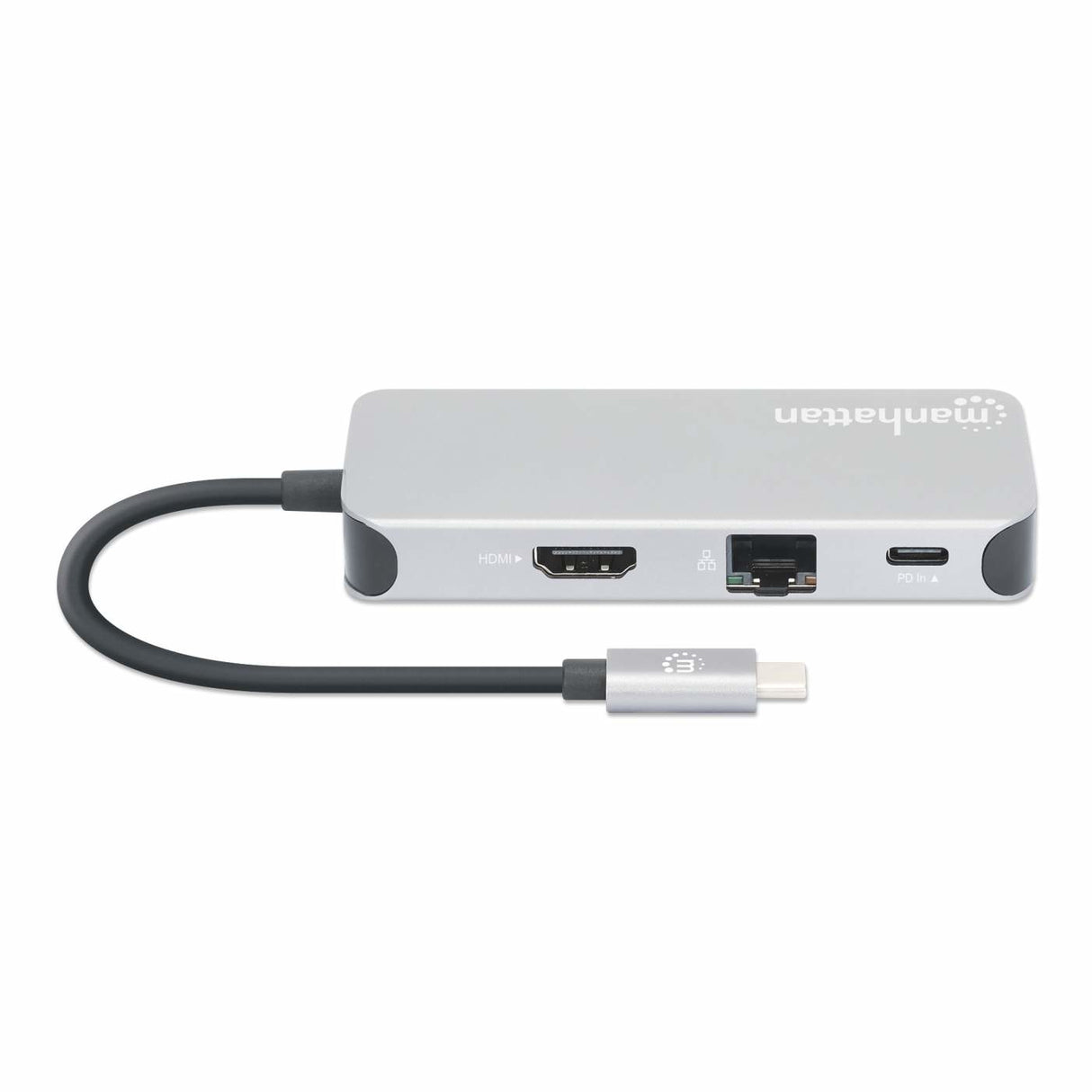 MANHATTAN Docking Station 130615, 4 Puertos USB, HDMI, Compatible con Windows