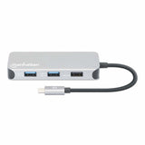 MANHATTAN Docking Station 130615, 4 Puertos USB, HDMI, Compatible con Windows