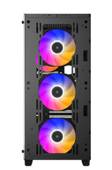 DeepCool CC560 ARGB carcasas ordenador Midi Tower PC Negro ATX, micro ATX, Mini-ITX