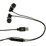 Perfect Choice PC-116479 audífono y auriculare Auriculares Alámbrico Intra auditivo Llamadas/Música USB Tipo C Negro