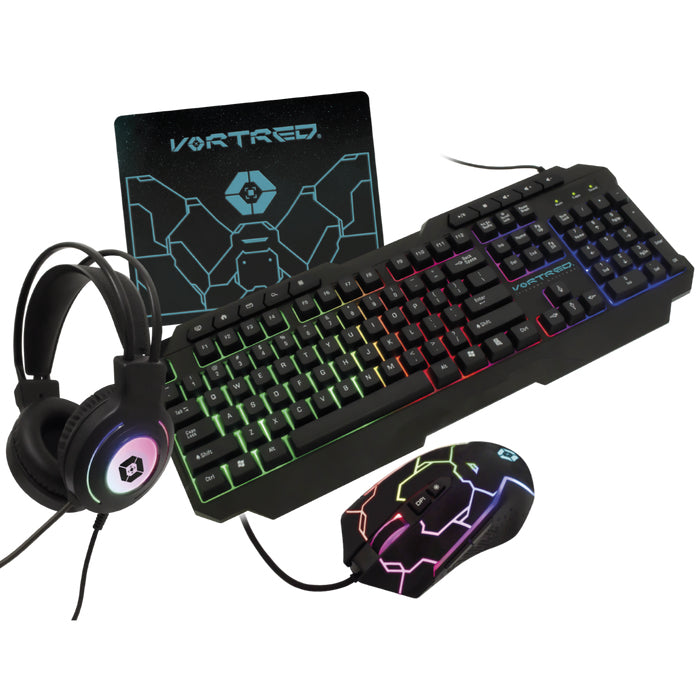 Perfect Choice V-930655 teclado Ratón incluido Juego USB Negro
