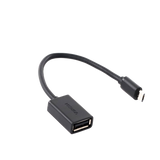 Ugreen 10396 cable USB USB 2.0 0,12 m USB A Micro-USB B 0,48 Gbit/s Negro