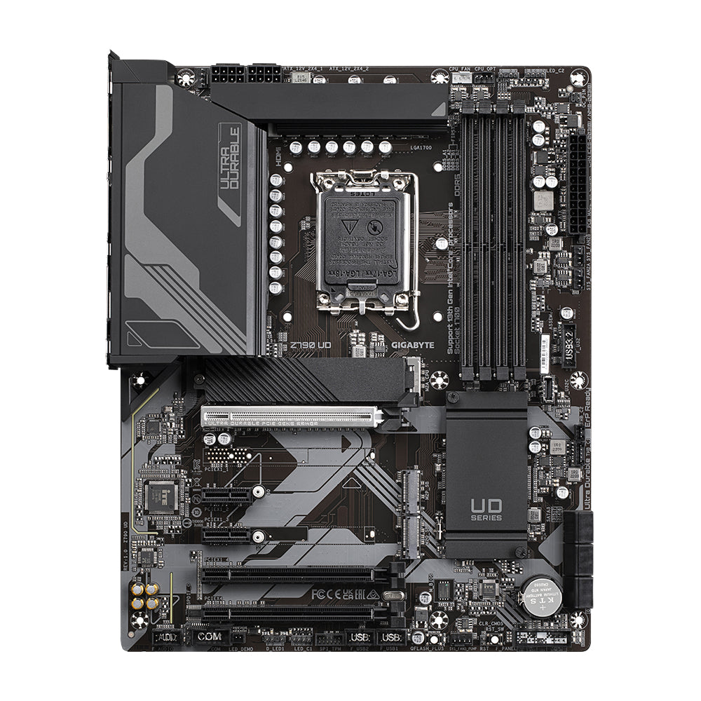 GIGABYTE Z790 UD Placa base - Compatible con procesadores Intel Core 14th CPUs, 16+1+１ Phases Digital VRM, up to 7600MHz DDR5 (OC), 3xPCIe 4.0 M.2, 2.5GbE LAN , USB 3.2 Gen 2x2 placas base Intel LGA 1700 LGA 1700 192 GB