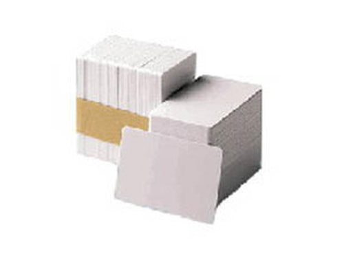 104523-113 - Zebra Premier PVC Card, 30 mil Low Coercivity Mag. Stripe (5 packs x 100) tarjetas de plástico en blanco 85235200