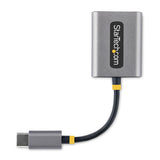 StarTech.com Divisor USB-C de Auriculares - Adaptador USB Tipo C a 2 Auriculares - Multiplicador para Dos Auriculares co