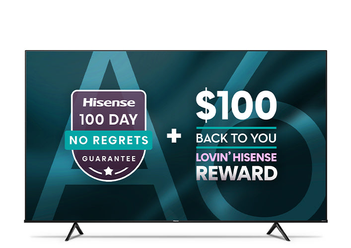 Hisense 65A6H Televisor 164,1 cm (64.6") 3840 x 2160 Pixeles 4K Ultra HD LCD Smart TV Wifi Negro
