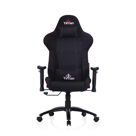 Yeyian YFC-GCEF-01-RD silla para videojuegos Silla universal para juegos asiento acolchado Negro, Rojo, 150 kg, respaldo