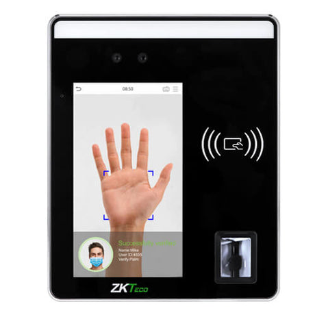 ZKTeco SpeedFace-H5L[P] Terminal de reconocimiento facial Plata, SpeedFace - H5L [P]