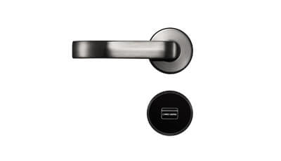 ZKTeco LH7500L cerradura inteligente Seguro de puerta inteligente, RF card, Acero inoxidable