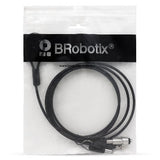 BRobotix 6001639 Cable antirrobo Negro, Plata Portátil Llave