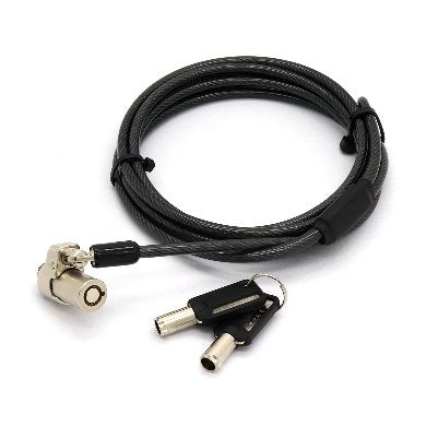 Generic 764465 cable antirrobo Negro 1,8 m