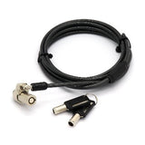 Generic 764465 cable antirrobo Negro 1,8 m