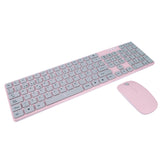 Perfect Choice PC-201069 teclado Ratón incluido Hogar RF inalámbrico Rosa, Interruptor de llave de tijera