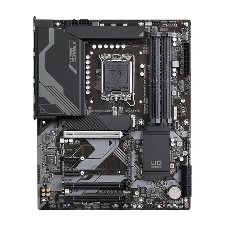 GIGABYTE Z790 D DDR4 Placa base - Compatible con procesadores Intel Core 14th Gen CPUs, 16+1+1 Phases Digital VRM, up to 5333MHz DDR4 (OC), 3xPCIe 4.0 M.2, 2.5GbE LAN, USB 3.2 Gen 2x2 placas base Intel LGA 1700 LGA 1700 128 GB
