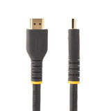 StarTech.com Cable de 10m HDMI Activo - HDMI 2.0 4K 60Hz UHD - Cable de Servicio Pesado - Resistente - con Fibra de Aramida - Cable HDMI de Alta Velocidad con Ethernet Cable 10 m HDMI tipo A (Estándar) HDMI tipo A (Estándar) Macho