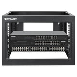 Intellinet 716031 Rack Estructura de rack Negro SPCC, Acero 40 kg