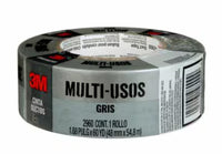 1050 - 3M 1050 Cinta Adhesiva Si Si Malla, Polietileno Gris