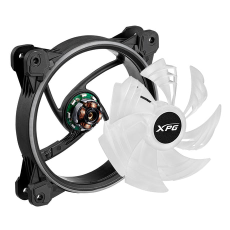 XPG HURRICANE120ARGBPWM-BKCWW sistemas de refrigeración para ordenadores Carcasa del ordenador Ventilador 12 mm 600 RPM