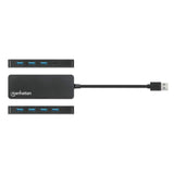 Manhattan Hub USB con 7 puertos USB-A 3.2 Hubs de interfaz 7 USB 3.2 Gen 1 (3.1 Gen 1) Type-A USB 3.2 Gen 1 (3.1 Gen 1)