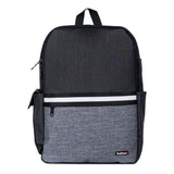 TechZone TZ21LBP01-A mochila Mochila casual Negro, Gris Nylon, Poliéster, Compartimento del portátil