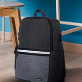 TechZone TZ21LBP01-A mochila Mochila casual Negro, Gris Nylon, Poliéster, Compartimento del portátil