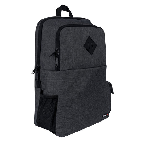 TechZone TZ21LBP03-B mochila Mochila casual Gris Nylon, Poliéster, Compartimento del portátil