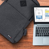 TechZone TZ21LBP03-B mochila Mochila casual Gris Nylon, Poliéster, Compartimento del portátil