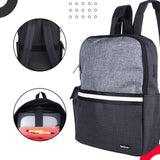 TechZone Glad B 15.6" mochila Mochila informal Negro, Gris Nylon, Poliéster